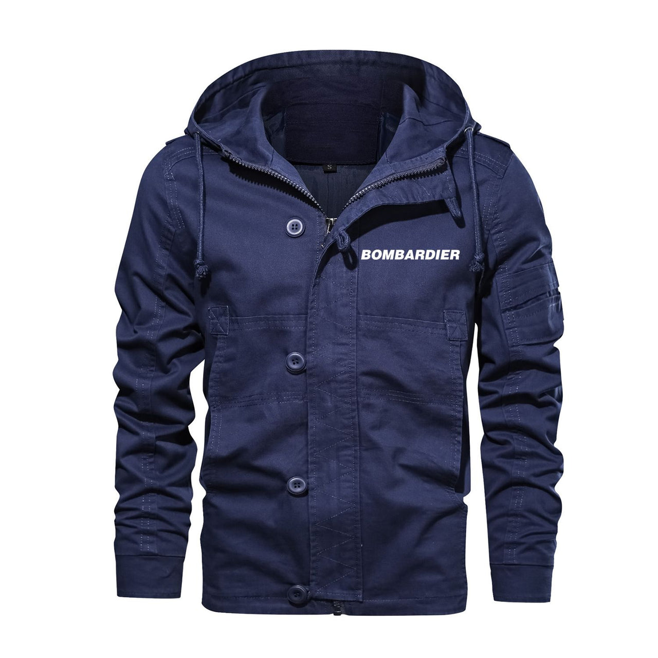 Bombardier & Text Designed Cotton Jackets