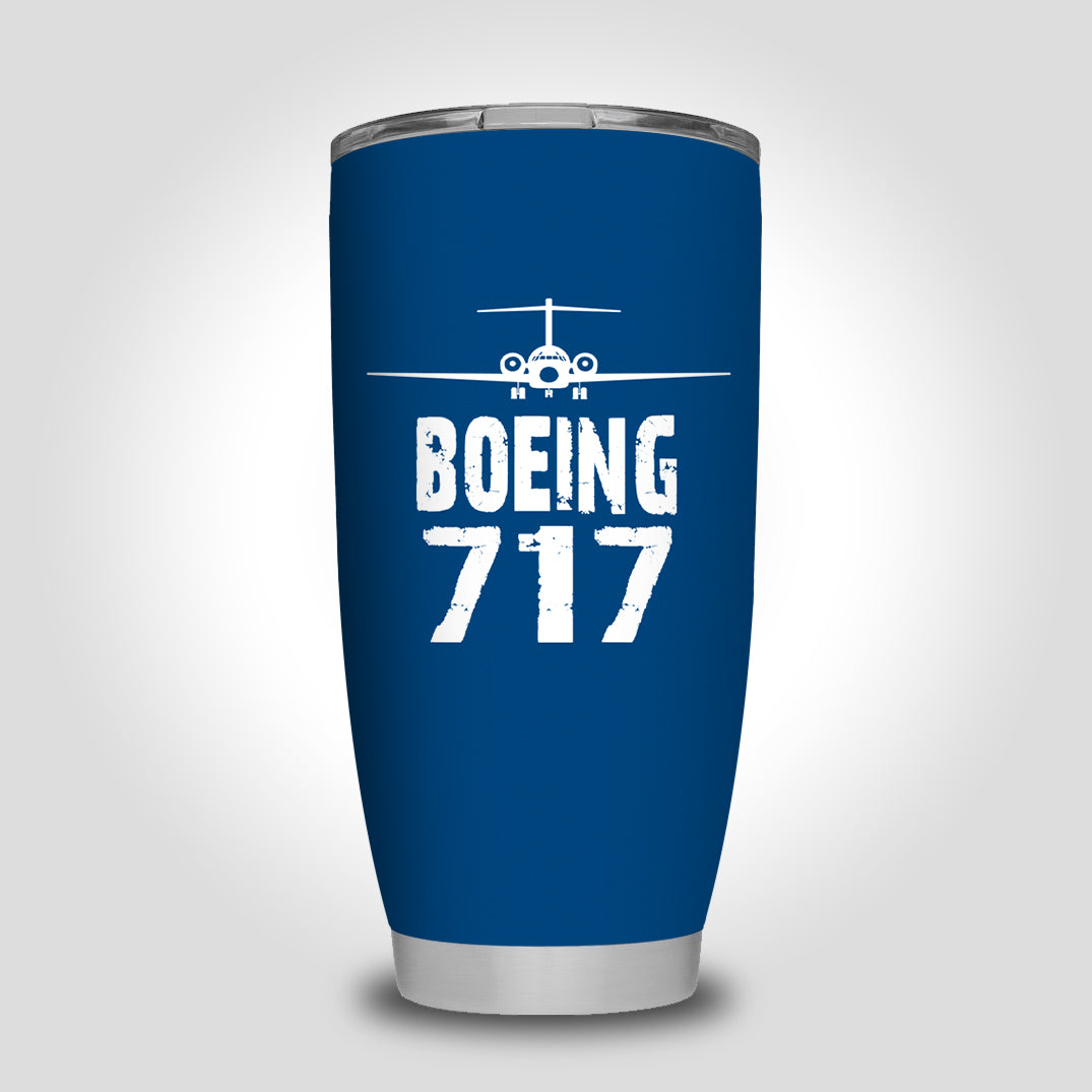Boeing 717 & Plane Designed Tumbler Travel Mugs