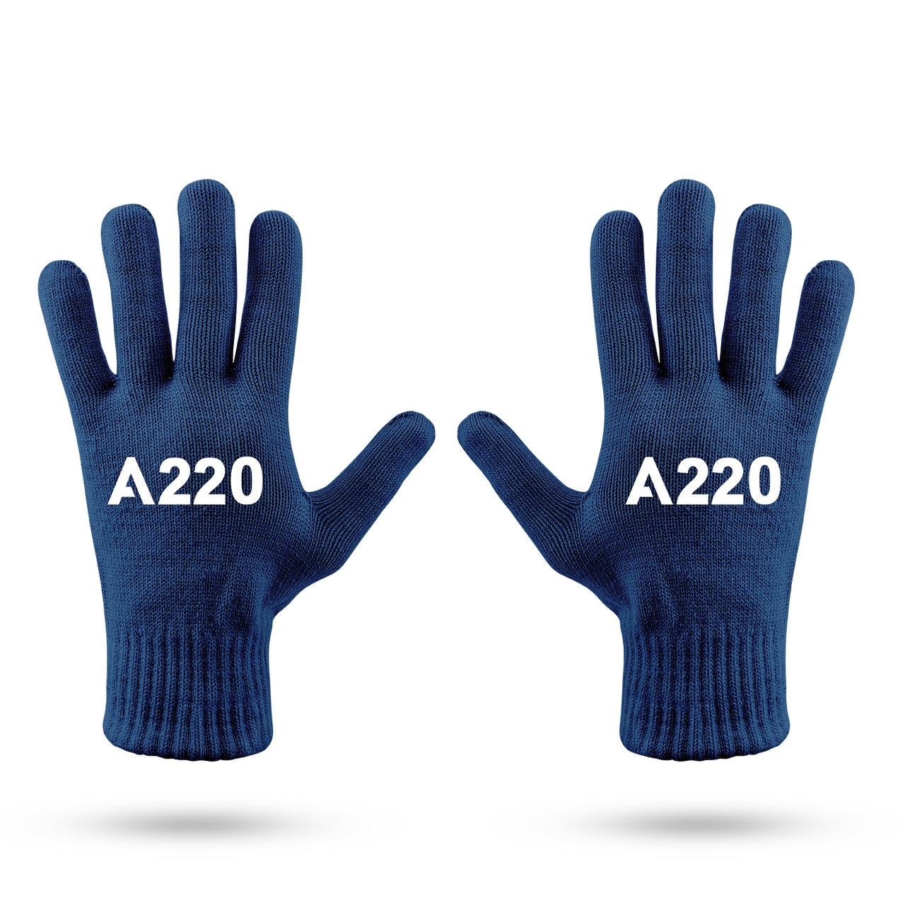 A220 Flat Text Designed Gloves