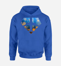 Thumbnail for Supermen of The Skies (Sunrise) Designed Hoodies