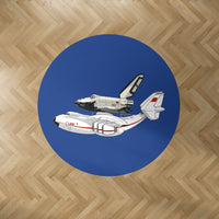 Thumbnail for Buran & An-225 Designed Carpet & Floor Mats (Round)