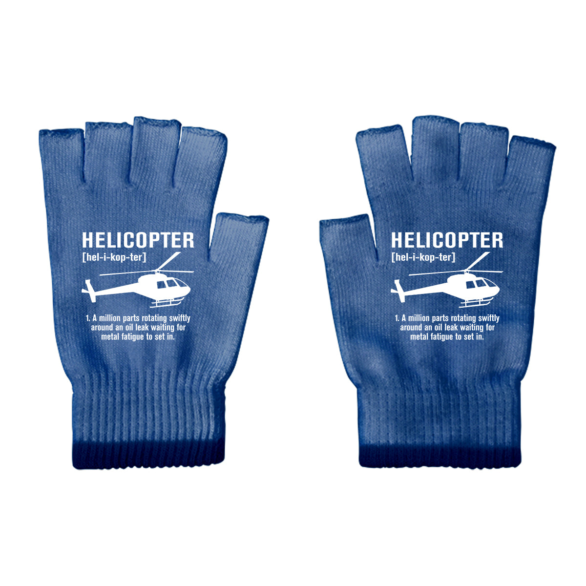 Helicopter [Noun] Designed Cut Gloves