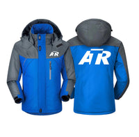 Thumbnail for ATR & Text Designed Thick Winter Jackets