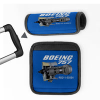Thumbnail for Boeing 757 & Rolls Royce Engine (RB211) Designed Neoprene Luggage Handle Covers
