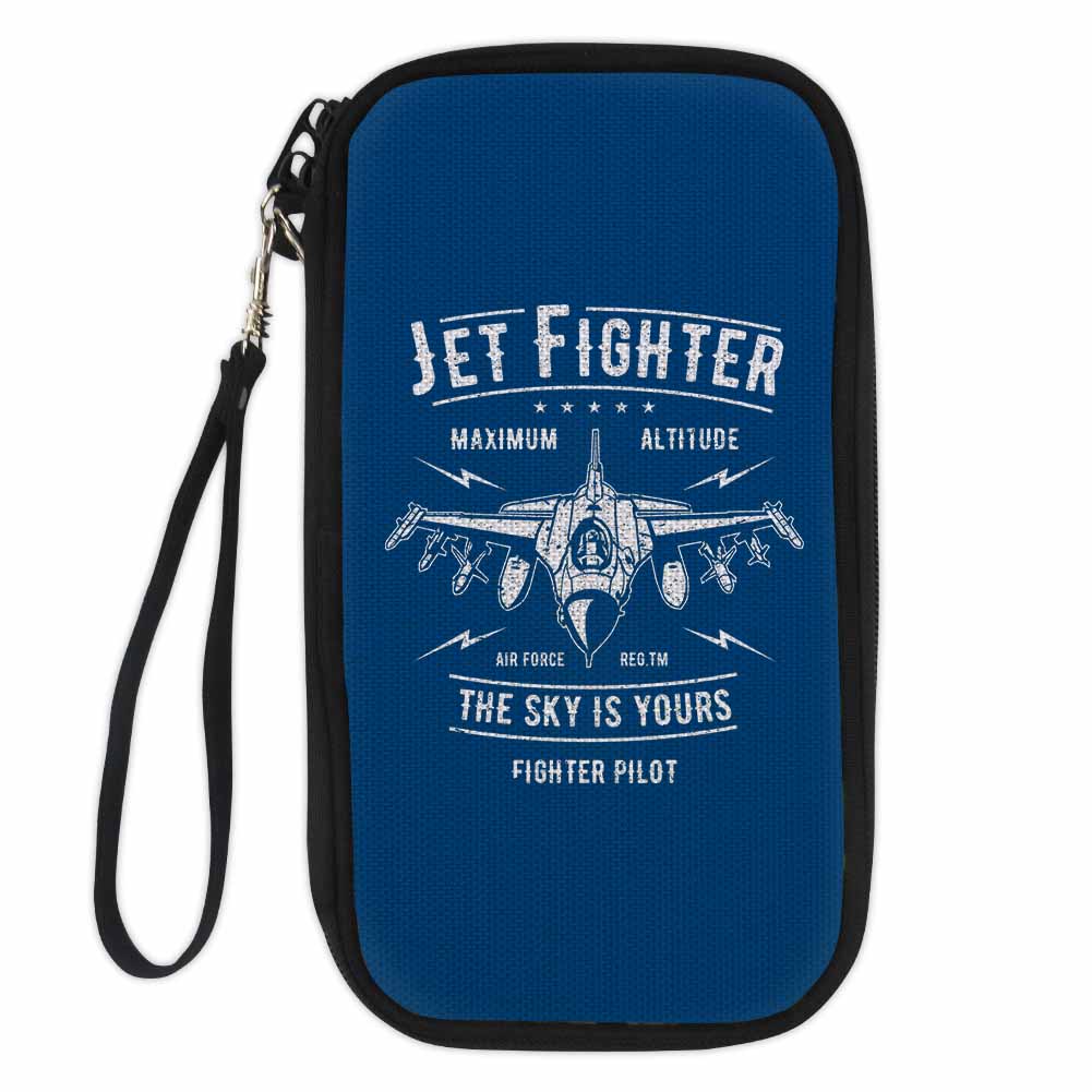 Jet Fighter - The Sky is Yours Designed Travel Cases & Wallets