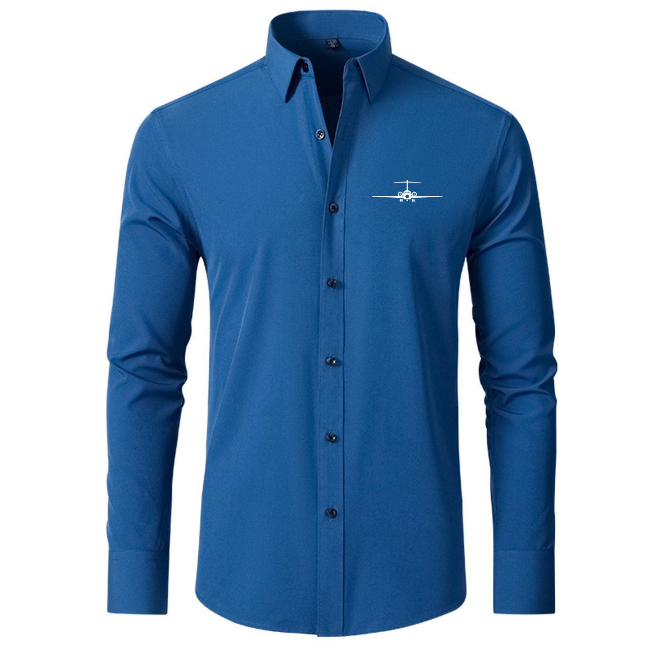 Boeing 717 Silhouette Designed Long Sleeve Shirts