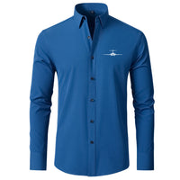 Thumbnail for Boeing 717 Silhouette Designed Long Sleeve Shirts