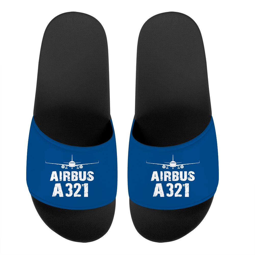 Airbus A321 & Plane Designed Sport Slippers
