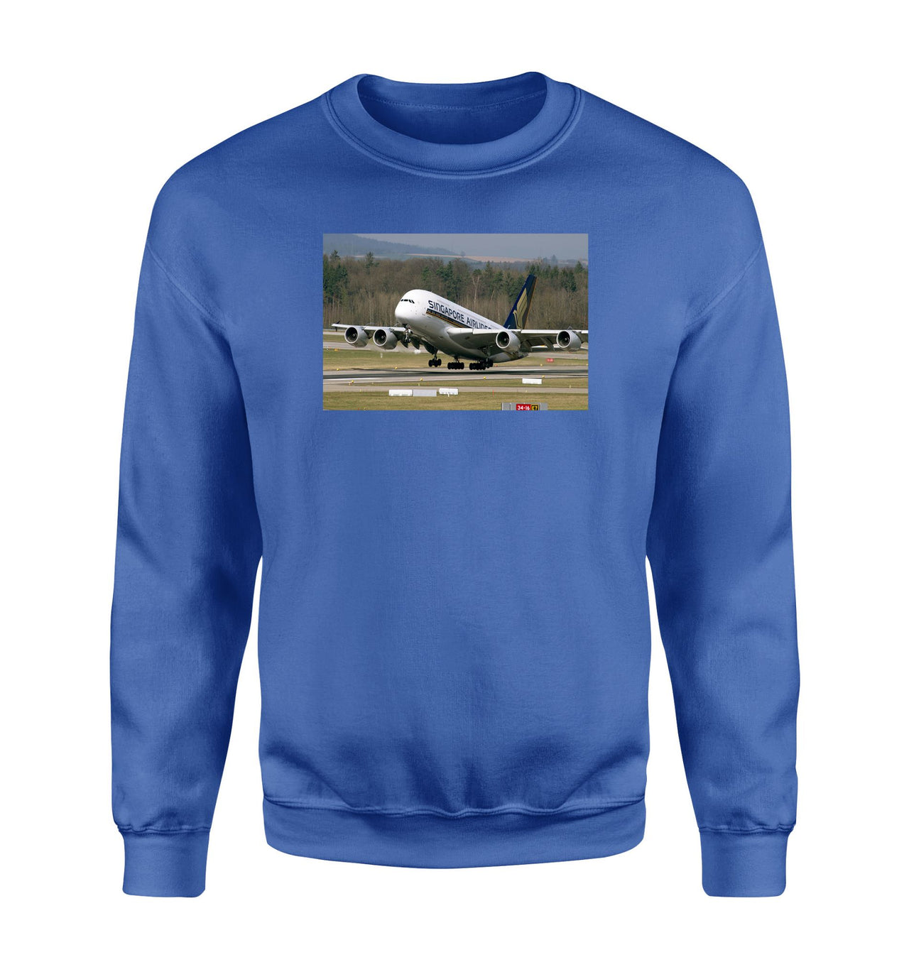 Departing Singapore Airlines A380 Designed Sweatshirts