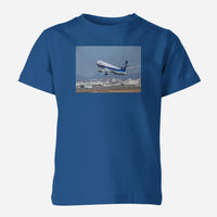Thumbnail for Departing ANA's Boeing 767 Designed Children T-Shirts