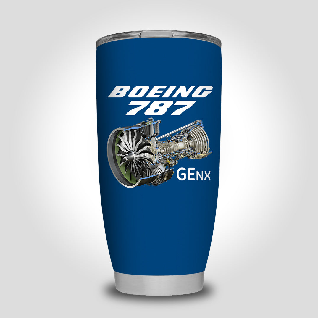 Boeing 787 & GENX Engine Designed Tumbler Travel Mugs
