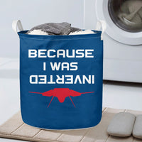 Thumbnail for Because I was Inverted Designed Laundry Baskets