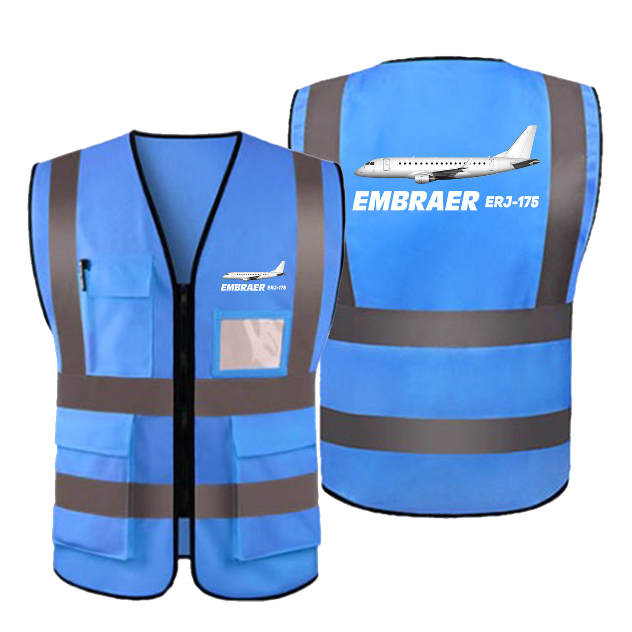 The Embraer ERJ-175 Designed Reflective Vests
