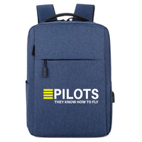 Thumbnail for Pilots They Know How To Fly Designed Super Travel Bags