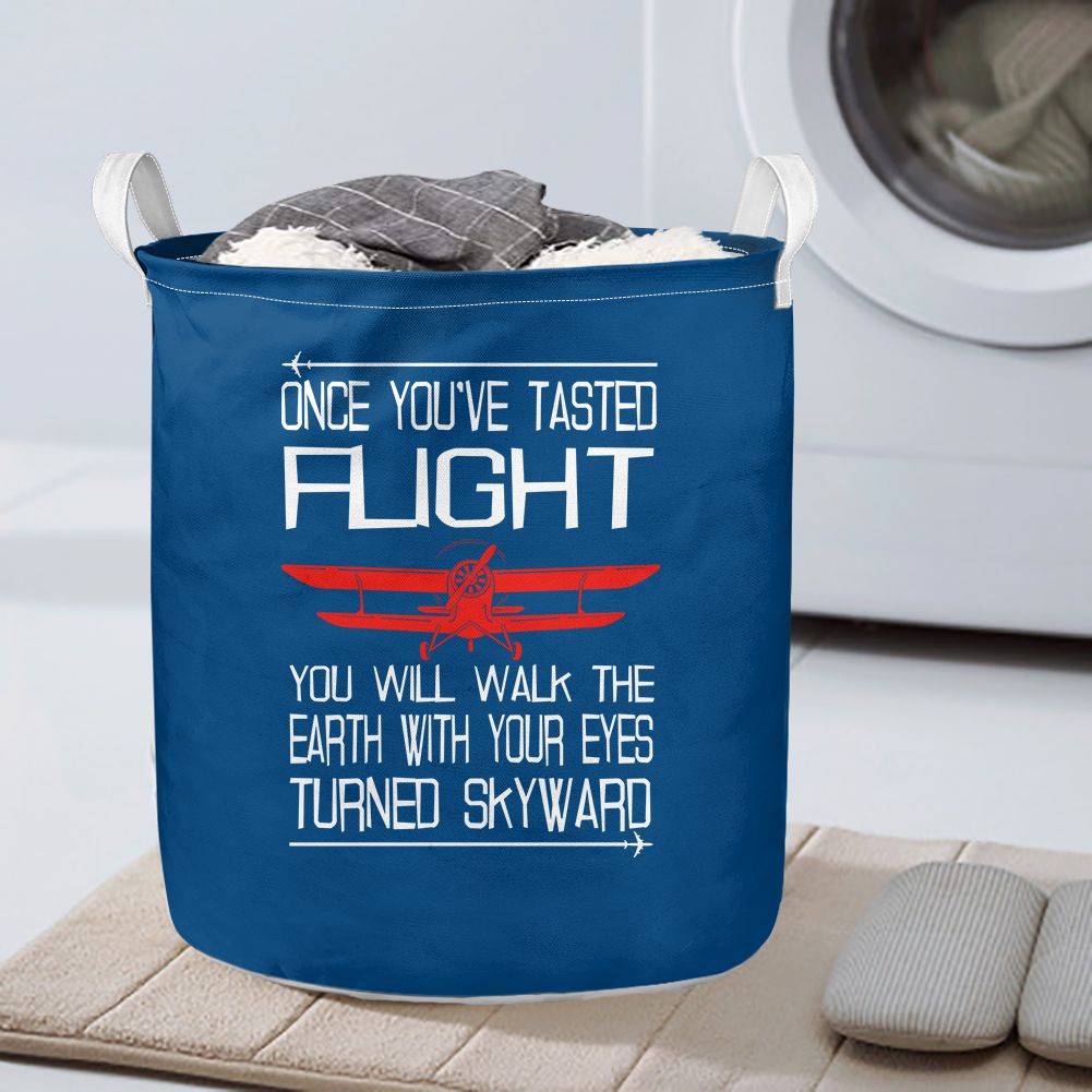 Once You've Tasted Flight Designed Laundry Baskets