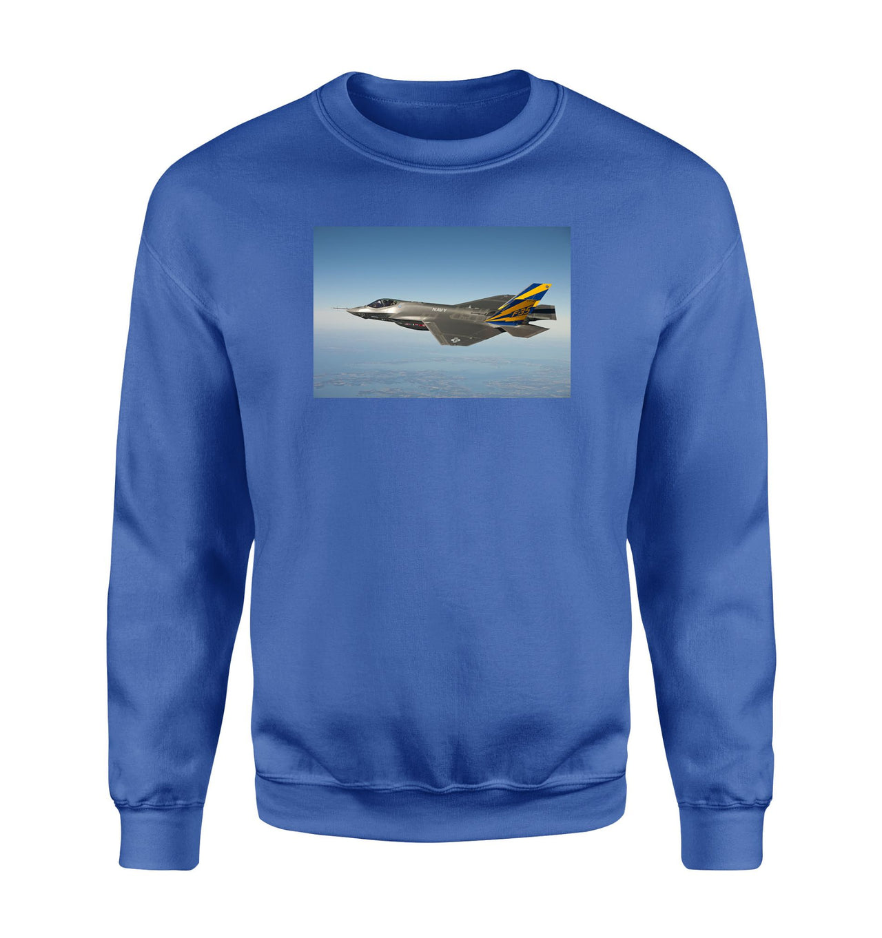 Cruising Fighter Jet 35 Designed Sweatshirts