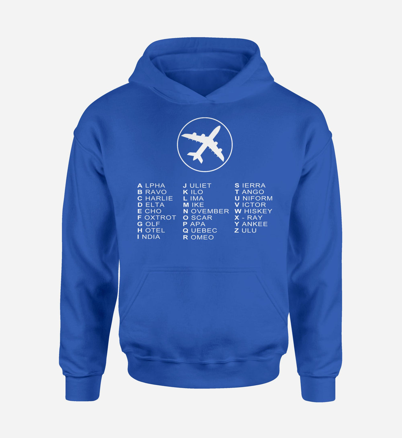 Aviation Alphabet 2 Designed Hoodies