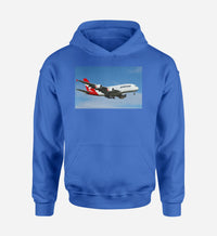 Thumbnail for Landing Qantas A380 Designed Hoodies