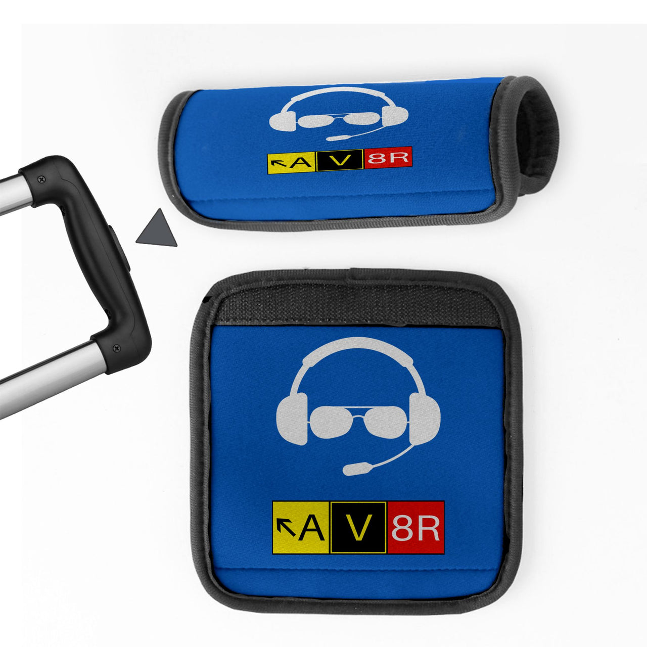 AV8R 2 Designed Neoprene Luggage Handle Covers