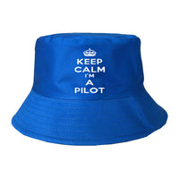 Thumbnail for Keep Calm I'm a Pilot Designed Summer & Stylish Hats