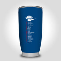 Thumbnail for Aviation Alphabet Designed Tumbler Travel Mugs