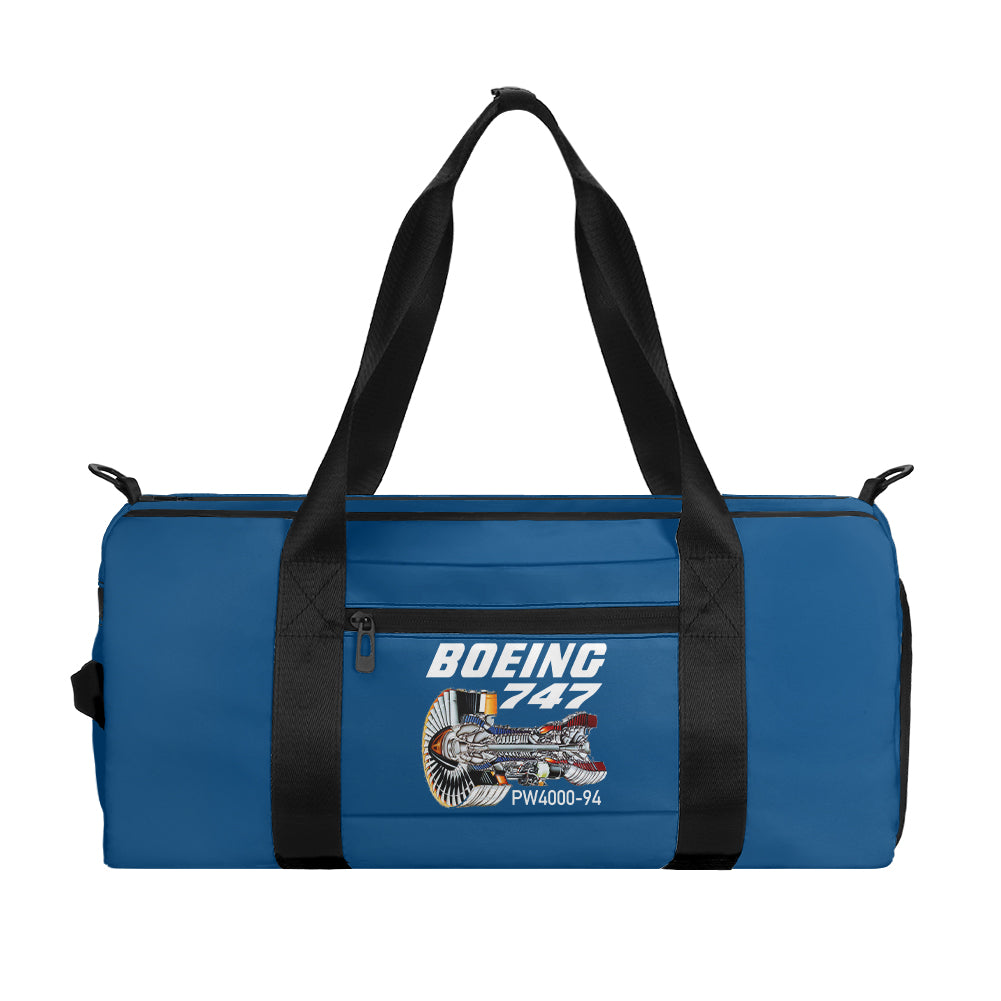 Boeing 747 & PW4000-94 Engine Designed Sports Bag