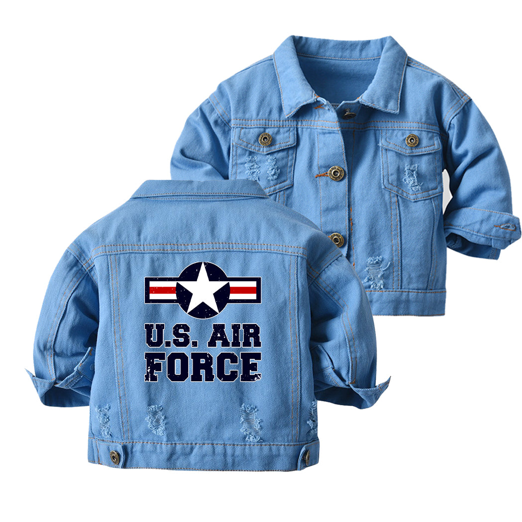 US Air Force Designed Children Denim Jackets
