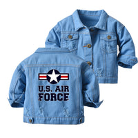 Thumbnail for US Air Force Designed Children Denim Jackets