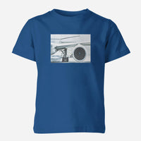 Thumbnail for Amazing Aircraft & Engine Designed Children T-Shirts