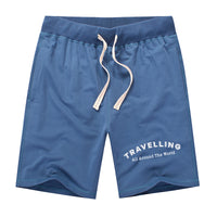 Thumbnail for Travelling All Around The World Designed Cotton Shorts