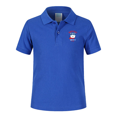 Super Pilot - Born To Fly Designed Children Polo T-Shirts