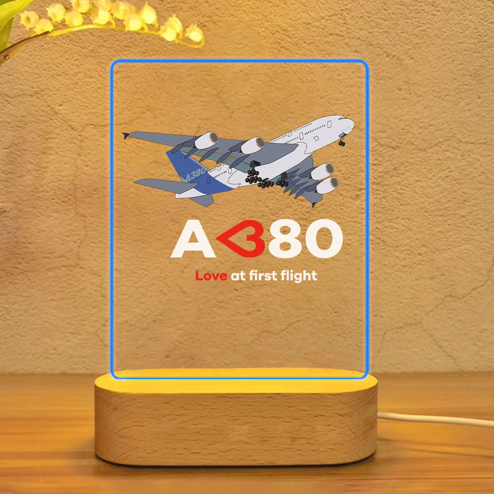 Airbus A380 Love at first flight Designed Night Lamp