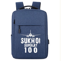 Thumbnail for Sukhoi Superjet 100 & Plane Designed Super Travel Bags