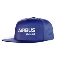 Thumbnail for Airbus A380 & Text Designed Snapback Caps & Hats