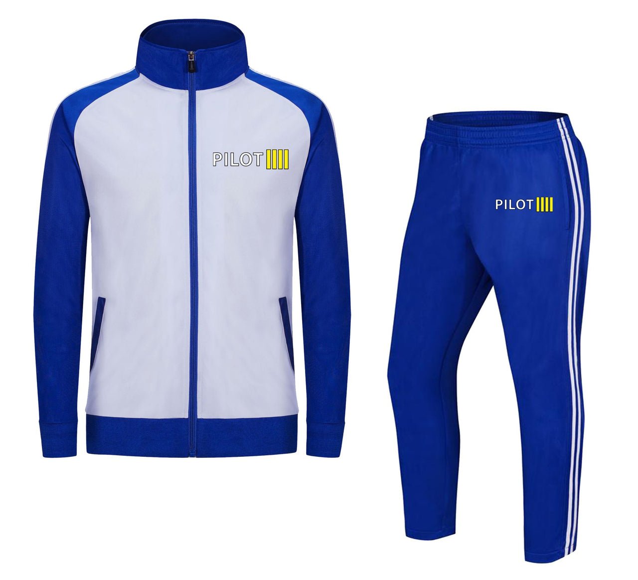 Pilot & Stripes (4 Lines) Designed "CHILDREN" Tracksuits