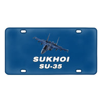 Thumbnail for The Sukhoi SU-35 Designed Metal (License) Plates