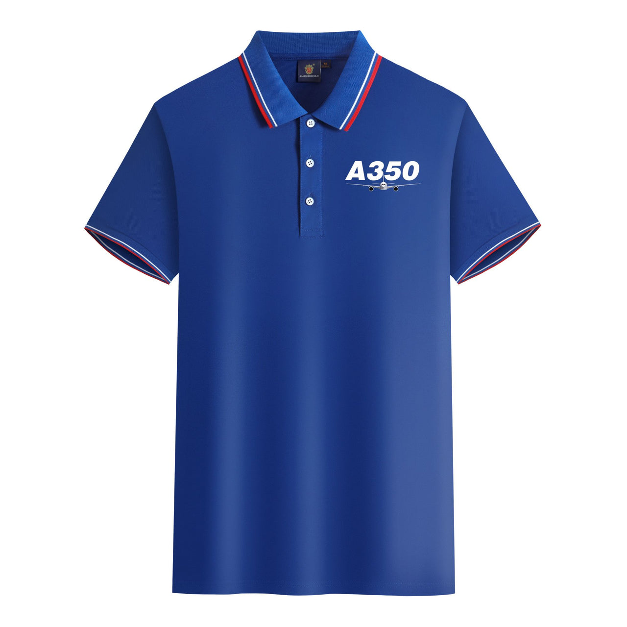Super Airbus A350 Designed Stylish Polo T-Shirts