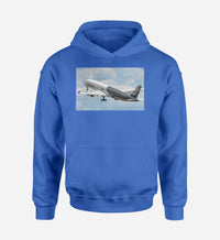 Thumbnail for Departing Airbus A350 (Original Livery) Designed Hoodies