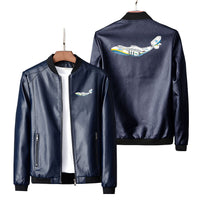 Thumbnail for RIP Antonov An-225 Designed PU Leather Jackets