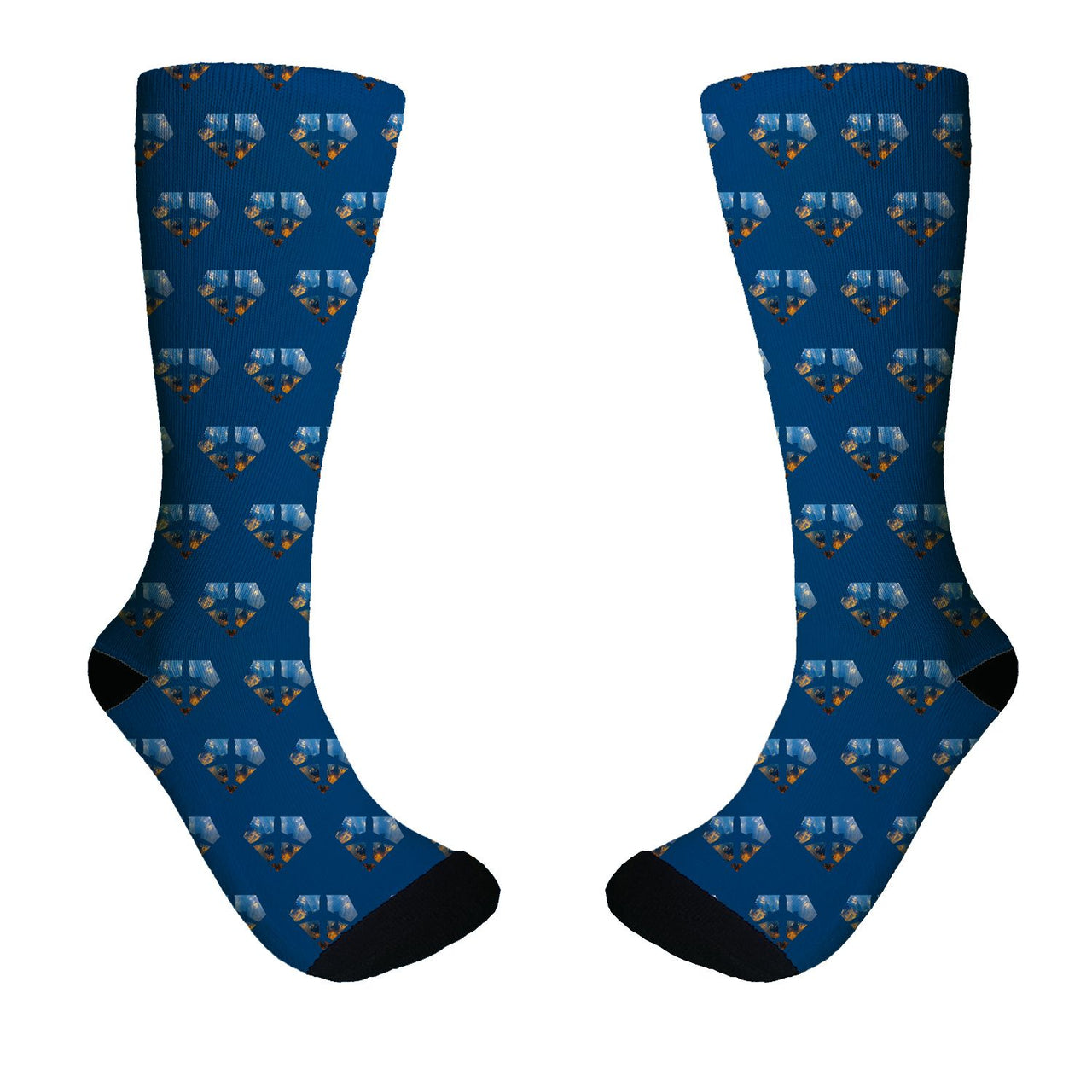 Supermen of The Skies (Sunrise) Designed Socks