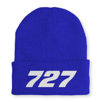 Thumbnail for 727 Flat Text Embroidered Beanies