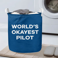 Thumbnail for World's Okayest Pilot Laundry Basket - view 2