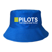Thumbnail for Pilots They Know How To Fly Designed Summer & Stylish Hats