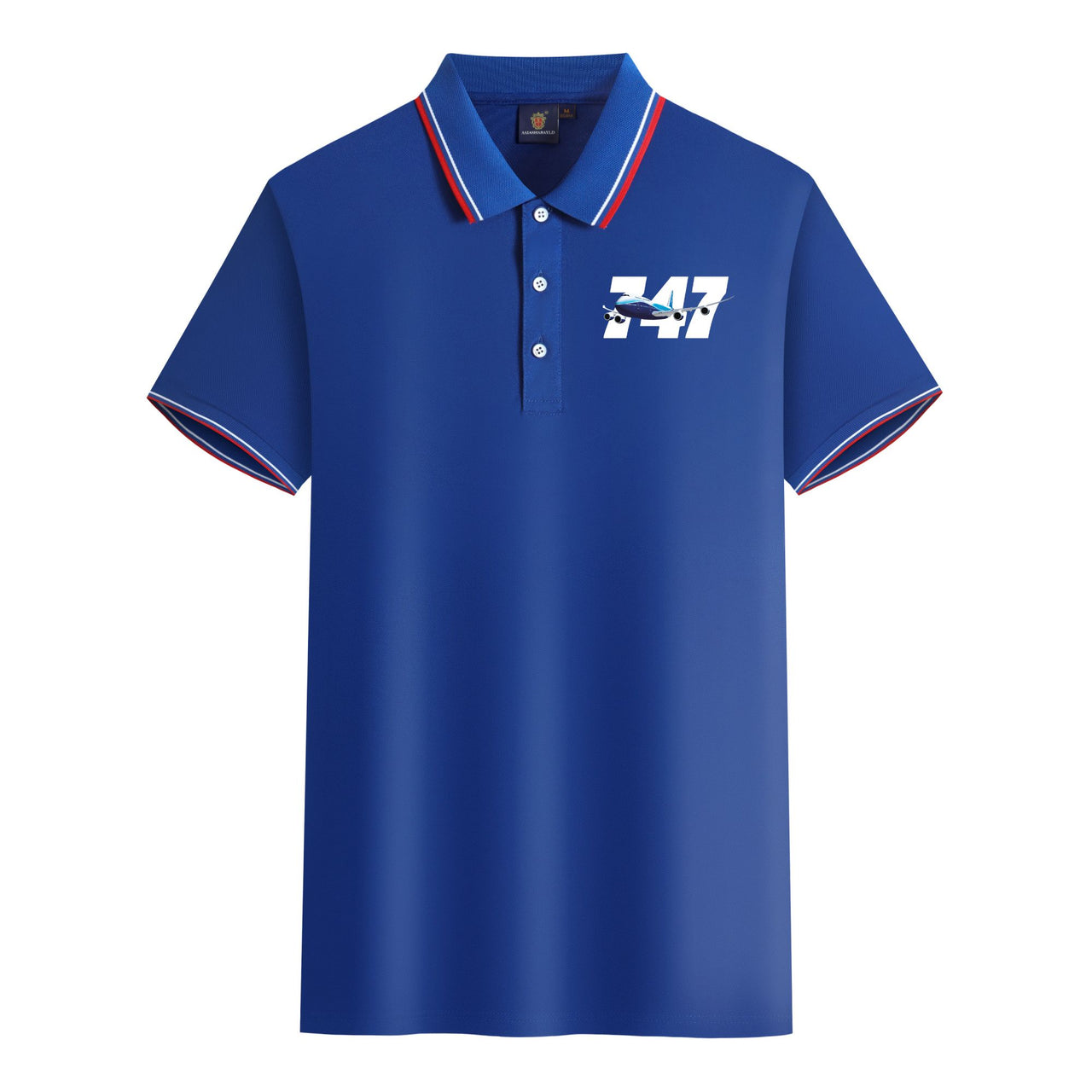 Super Boeing 747 Designed Stylish Polo T-Shirts