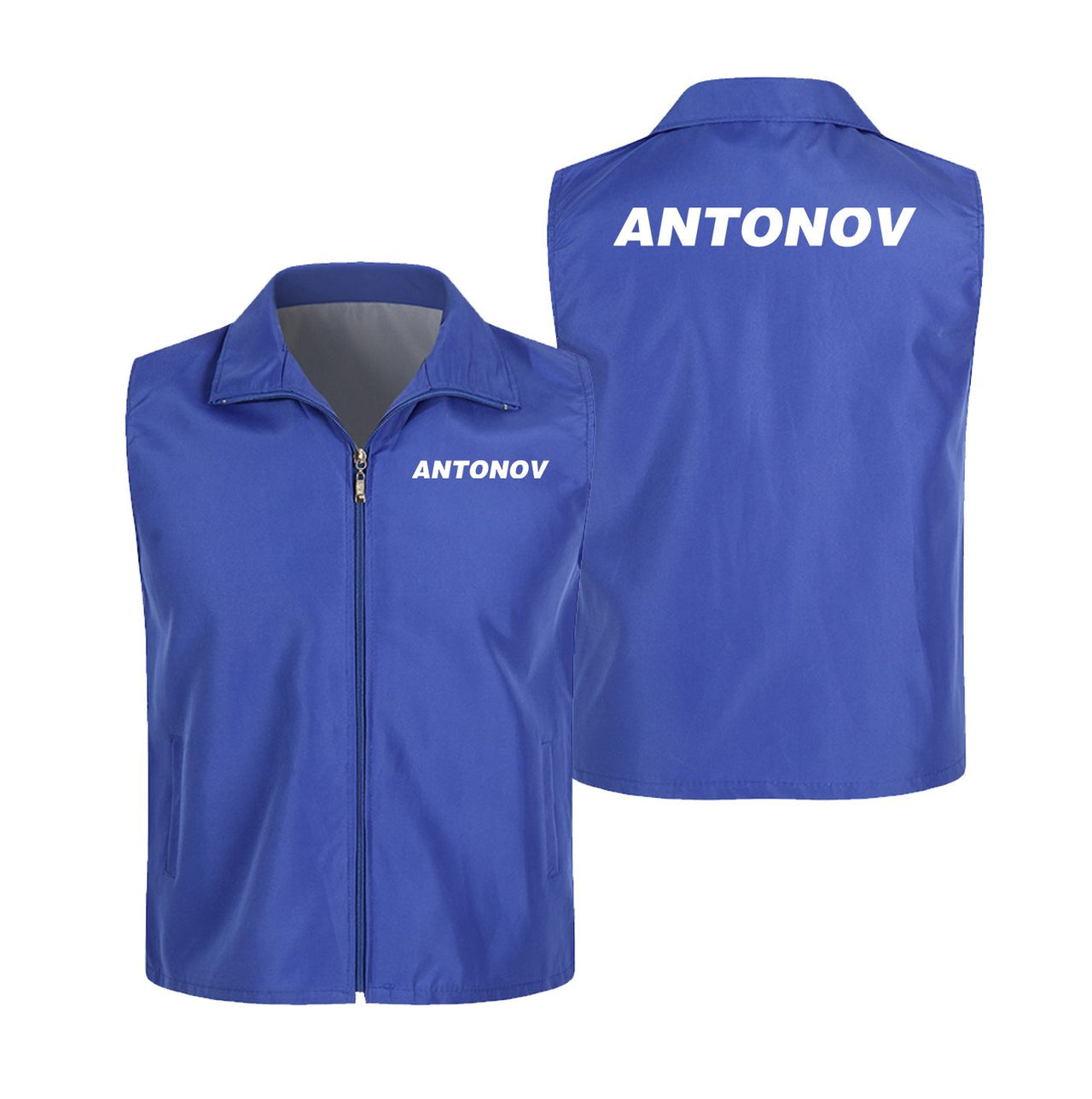 Antonov & Text Designed Thin Style Vests