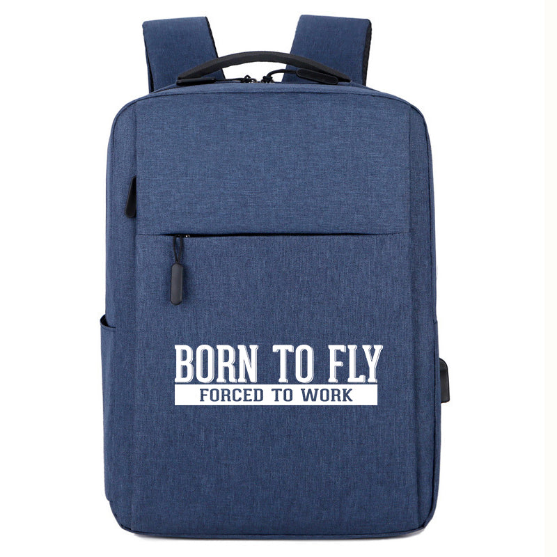 Born To Fly Forced To Work Designed Super Travel Bags