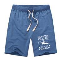 Thumbnail for Helicopter Pilots Get It Up Faster Designed Cotton Shorts