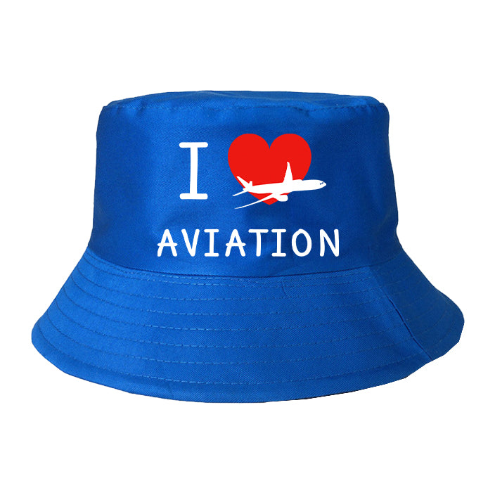 I Love Aviation Designed Summer & Stylish Hats