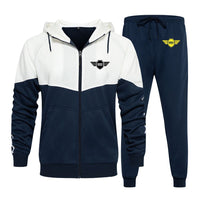 Thumbnail for Born To Fly & Badge Designed Colourful Z. Hoodies & Sweatpants