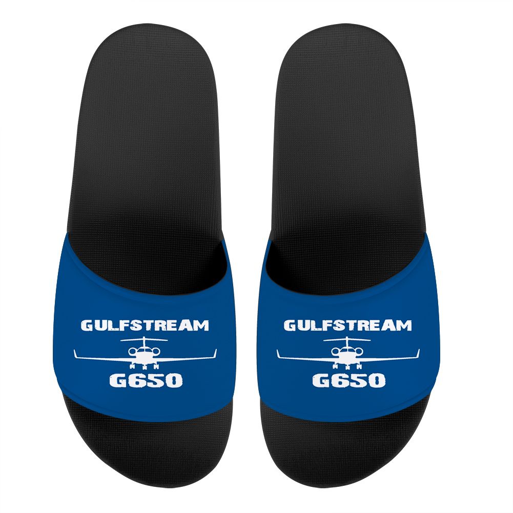 Gulfstream G650 Plane Designed Sport Slippers